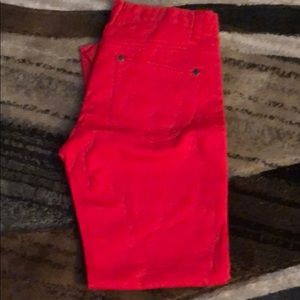 Red jeans